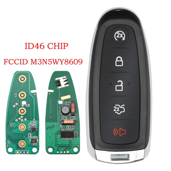 Ford 5 Button Smart Key Remote 2011-2020 for FCC: M3N5WY8609